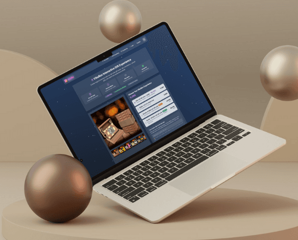 ViboBox interactive gift coupon reveal